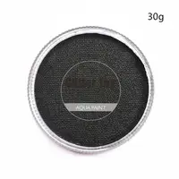Black 30g/pc Water Based Pure Black Face Body Paint Pigment  in Halloween Party Fancy Dress Beauty Makeup Tool 2