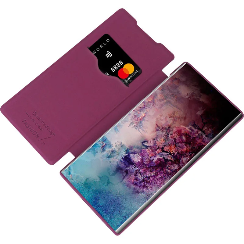 G-CASE Note 10 чехол-кошелек, Ультратонкий Тонкий чехол-книжка, футляр премиум-класса защитный PU кожаный Фолио с отделением для карт/подставкой