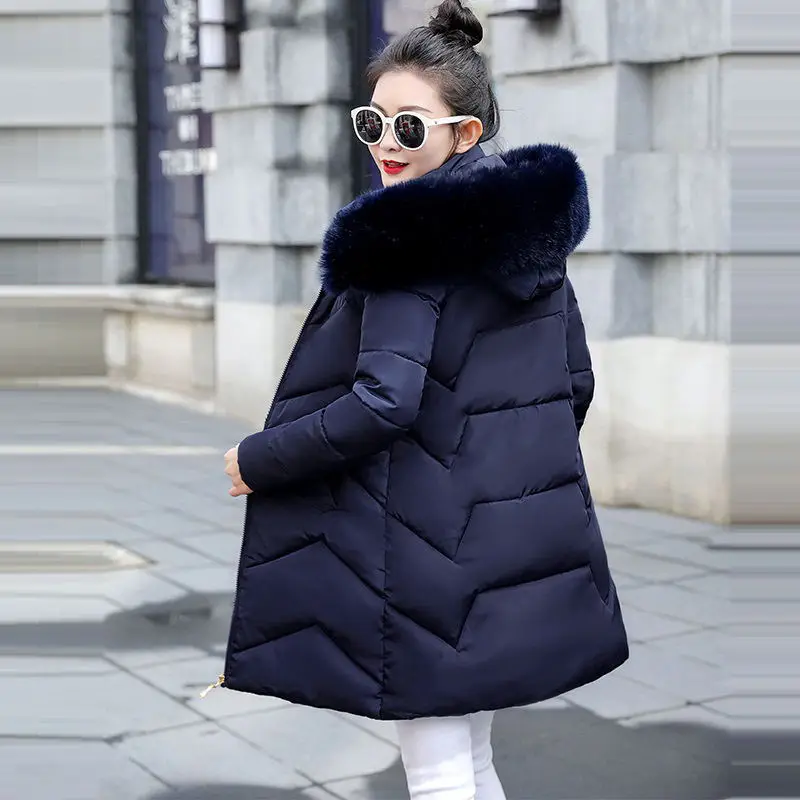 Женская длинная Меховая куртка с капюшоном 6XL 7XL размера плюс новая модель 2020 года