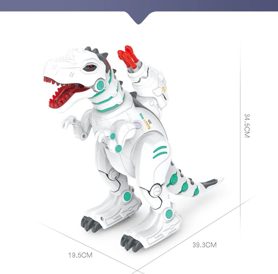 

Yi Er Music Star E-Generation Remote Control Dinosaur Smart Robot Toy Programming Dancing Singing Atomization Charizard Toy