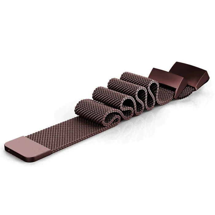 Сменный Браслет из металлического сплава с магнитной петлей для FitbitCharger 3 PUO88