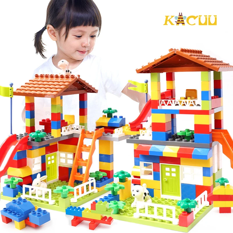 plastic castle building blocks