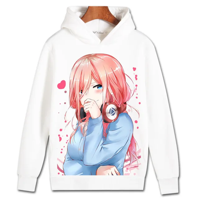 💛💜💙💚❤️ 🌸🌸🌸🌸🌸 The Quintessential Quintuplets x MAYLA ICONIQUE  HOODIE 💚Yotsuba Nakano💚 🌸🌸🌸🌸🌸 【Theme】 ＼Let's match them…