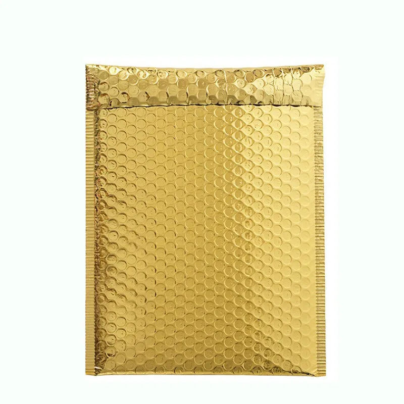 Packaging Shipping Bubble Mailers gold paper Padded Envelopes Bag Mailing Envelope Gift Wrapping Storage 50pc 15*13cm |
