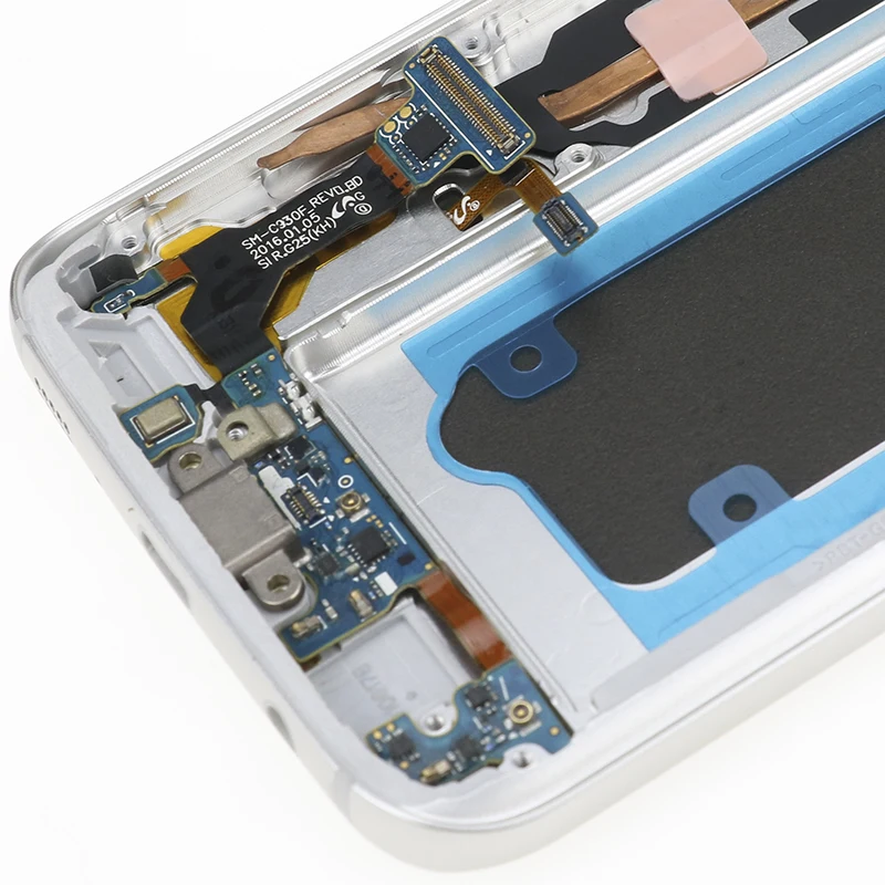 Оригинальный ЖК дисплей 5 1 дюйма с ожогом и тенью рамкой для SAMSUNG Galaxy S7 G930 G930F
