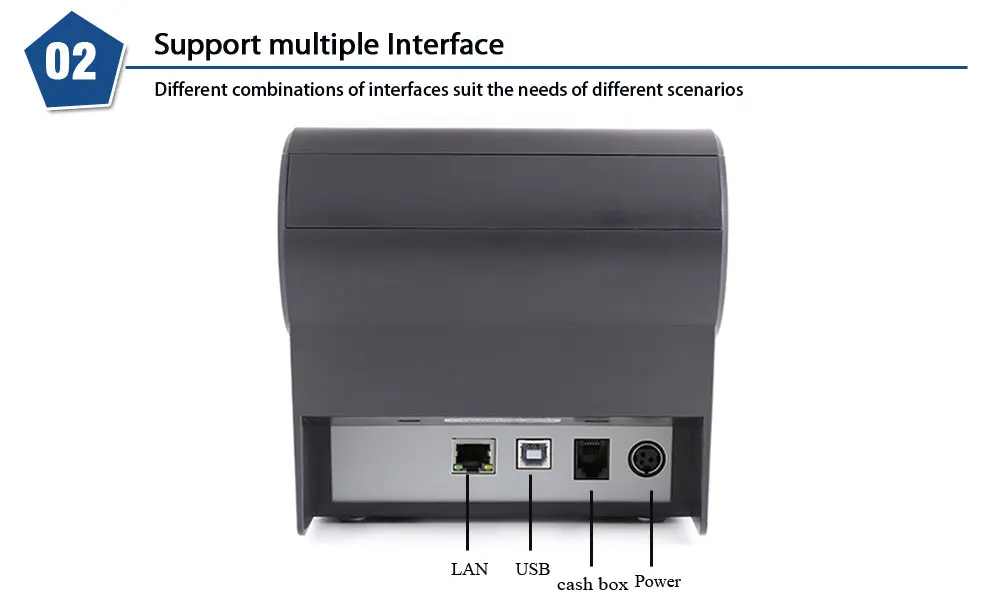 Дешевый Bluetooth Ethernet USB POS 80 мм POS80 термальный биллинговый чековый принтер с автоматическим резаком andorid и win10