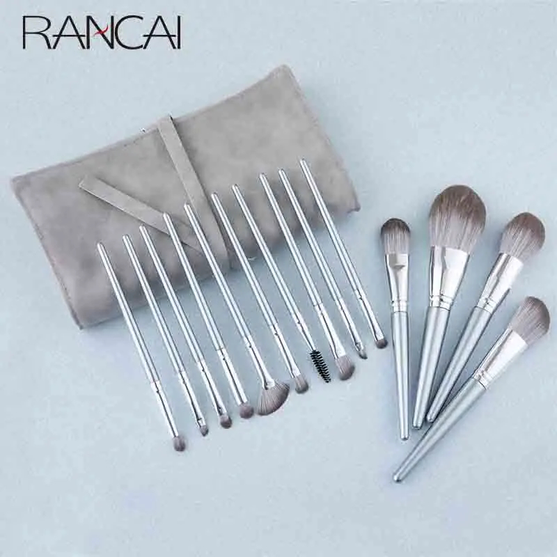 Набор профессиональных кистей для макияжа RANCAI 14 шт. Кисточки кисточки румян