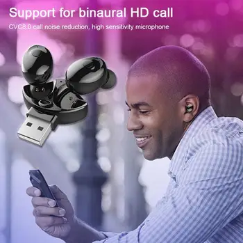 

XG17 Wireless Earphone Bluetooth 5.0 In-Ear Sport Earphone Mini TWS Headset for iPhone