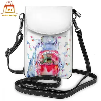 

Shark Mouth Shoulder Bag Shark Mouth Leather Bag Pattern Teen Women Bags Crossbody High quality Purse