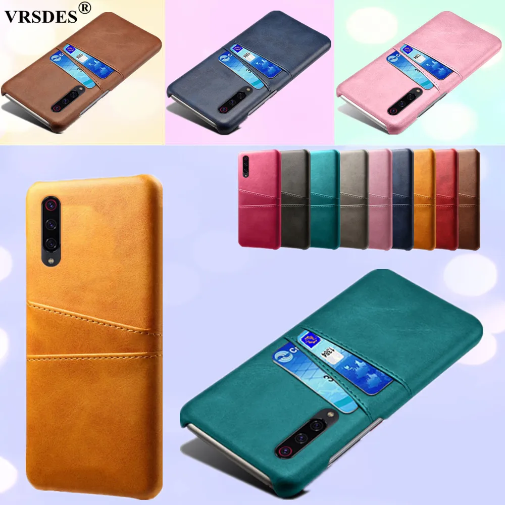 Чехол бумажник из искусственной кожи в стиле ретро с отделениями для карт Xiaomi CC9e