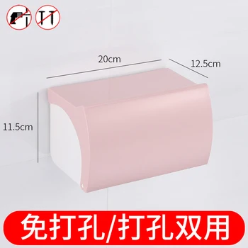 

Creative Container Tissue Box Acrylic Square Wall Hanging Mounted Tissue Box Holder Porta Servilletas Napkins Holder EA60ZJ