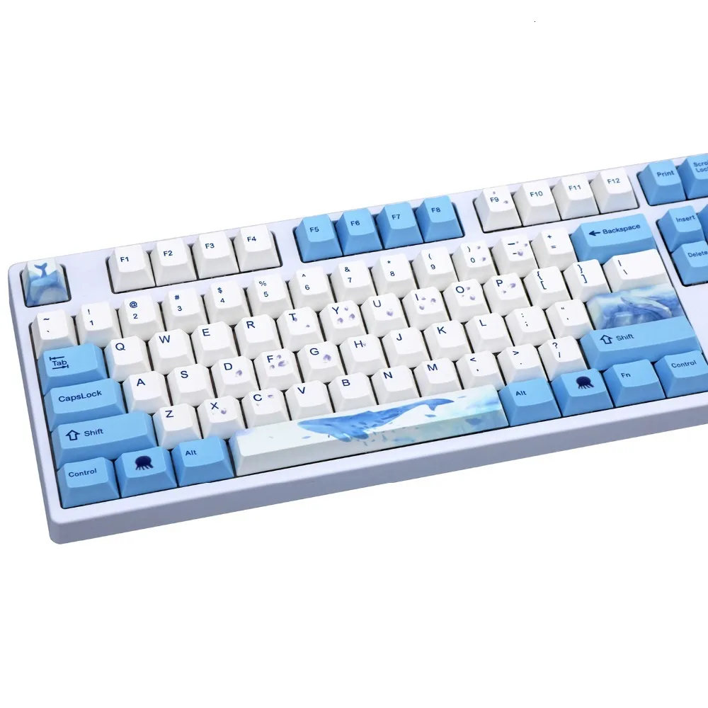 Кит 108/110 клавиши краситель сублимированный pbt keycap для механической клавиатуры