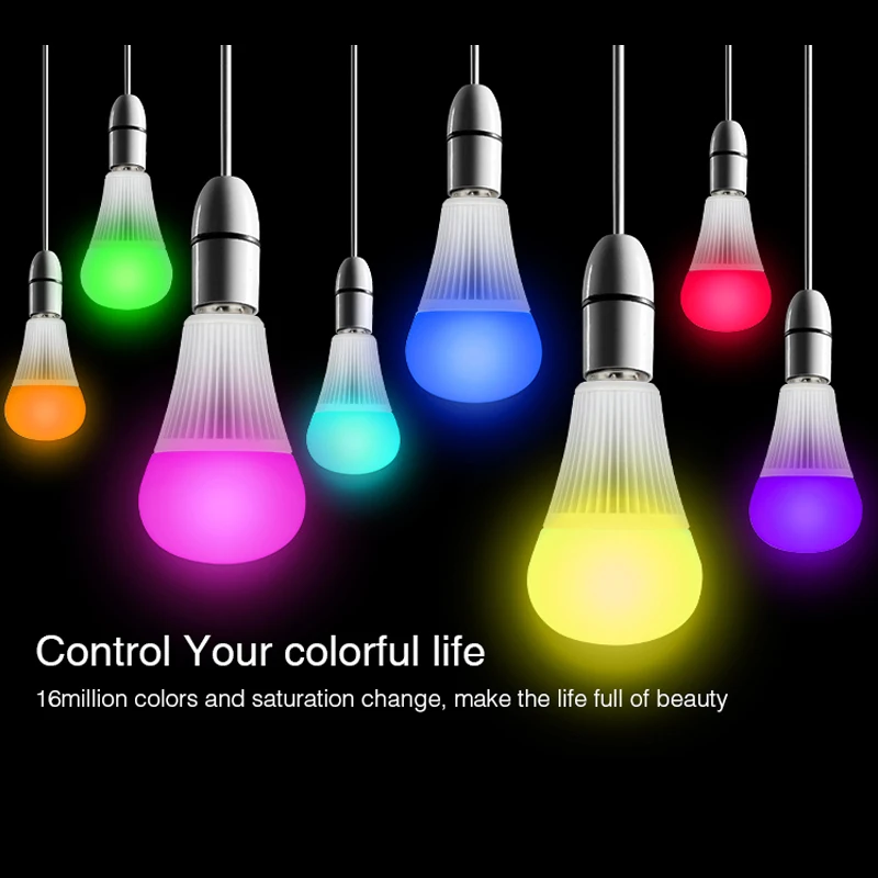 850LM FUT012 E27 9 Вт RGB + CCT Светодиодный прожектор лампы переменного тока 110V 220V Смарт