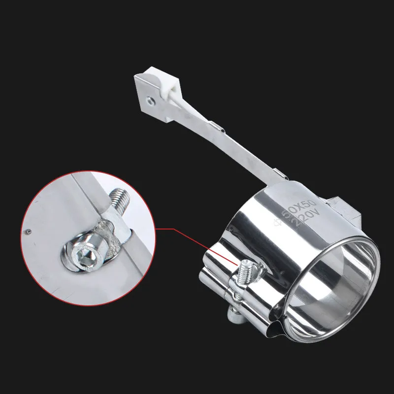 Heating Ring of Injection Molding Machine Ceramic Heating Ring Firing Nozzle Barrel Electric Heating 220v30 35 40 45 5060 Ceramic Heating Ring