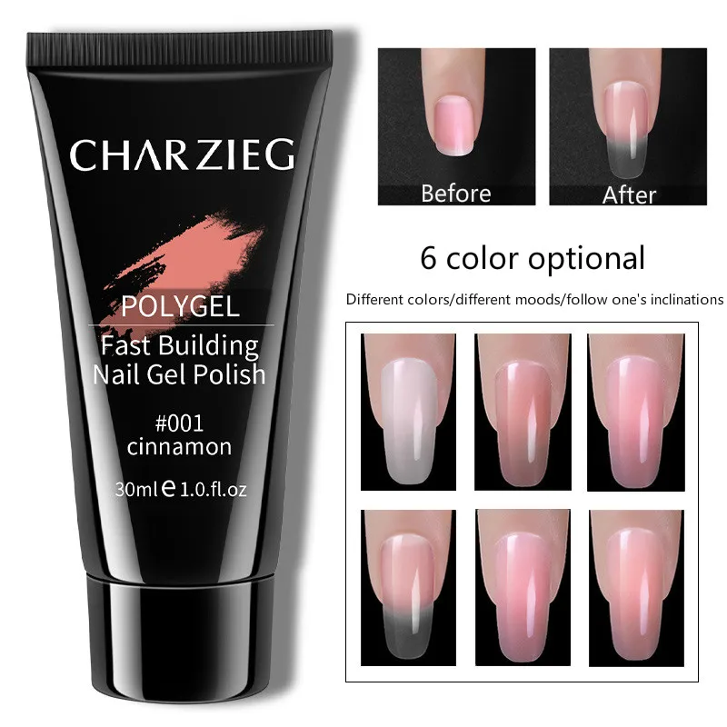 Polygel Crystal Extend UV Nail Gel Extension Builder Poly gels nail Art