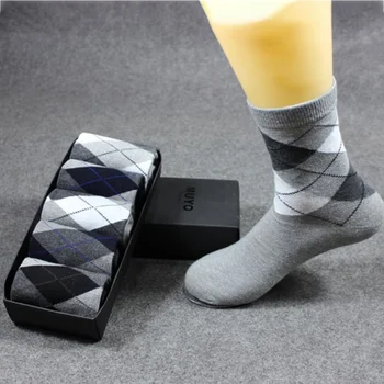 

5 Pairs Men Socks Breathable Cotton Business Socks Summer Winter Soft Comfortable Short Socks Male Brand High Quality Plus Size