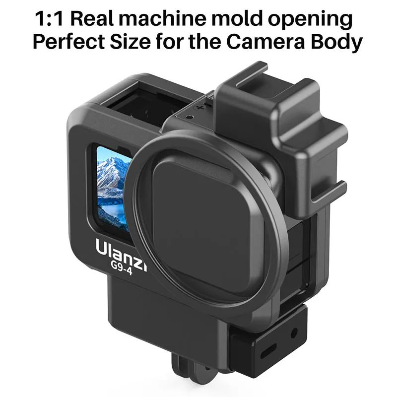 ULANZI G9-14 Metal Cage for GoPro Hero 12 11 10 9 Black Cage Case