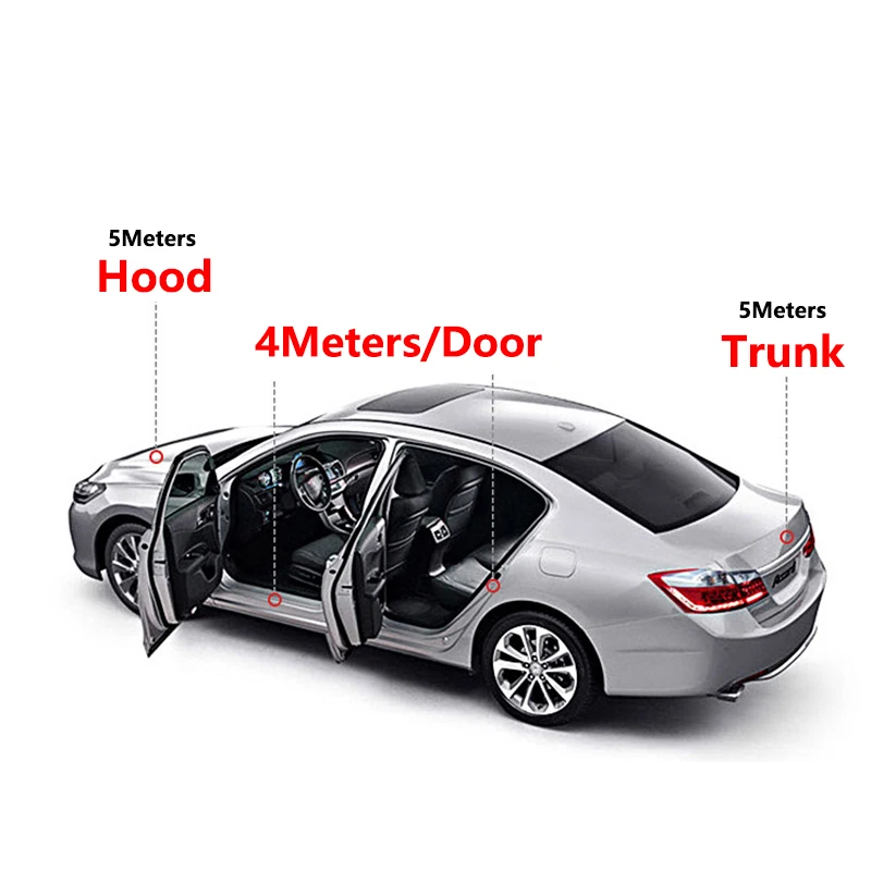 20m 10/5m Car Door Edge Sound Proof Noise Rubber Seal Strip For VW Volkswagen Passat B7 CC Tiguan Jetta MK6 Golf 6 7 Accessories 3