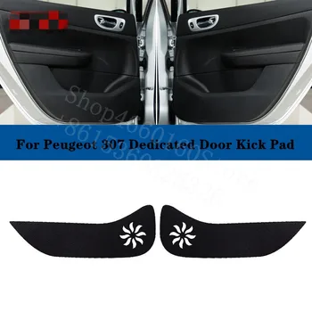 

Puou high quality For Peugeot 307 4pcs Car Inside Door Cover Pad Scratch Protection Anti Kick Pad Car Interior Accessorie