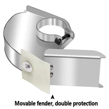 

Cutting Dust Shroud Grinding Cover For Angle Grinder Saw Blades Clear Fit hand grinders Safety Protective Cover Clear