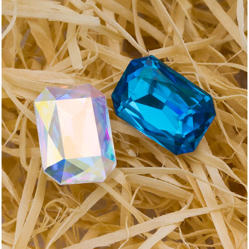 Блестящие Восьмиугольные Стразы хрустальные стразы для одежды самоклеящиеся стразы ремесло драгоценные камни для платьев украшения ювелирных изделий клей на