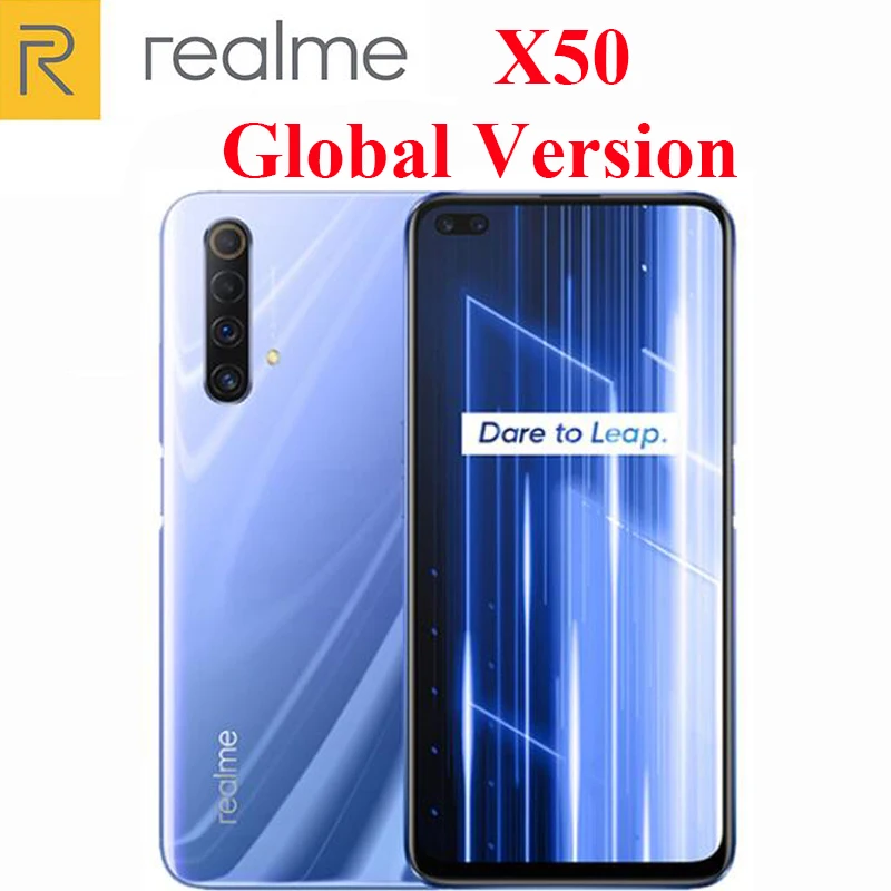 Смартфон Realme X50 глобальная версия Snapdragon 76 5G дюйма Гц NFC камера 48 МП 30 Вт 6 57 мАч 120 |