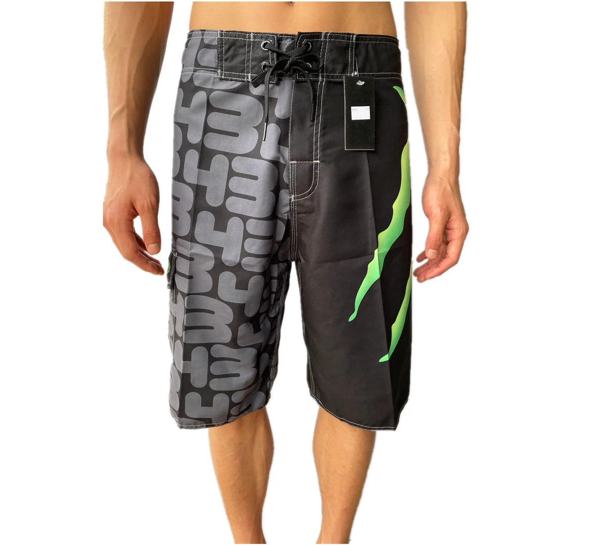 45% Pantalones cortos de secado rápido para hombre, bañador elegante de buena calidad con etiquetas, para playa, 30 32 34 36 38