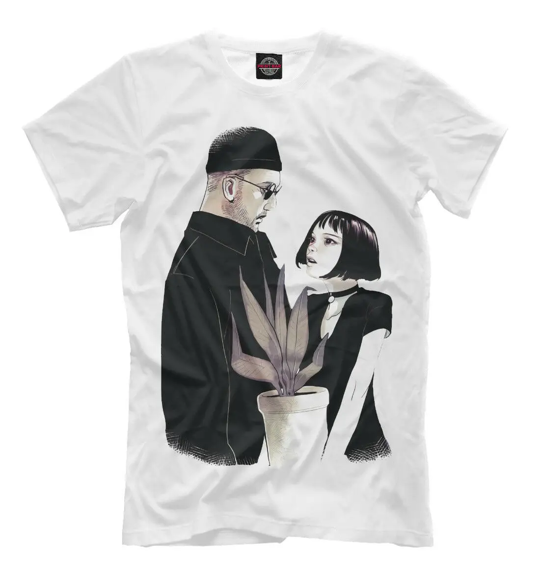 Léon: The Professional T-Shirt - Luc Besson Great Leon Movie | Мужская одежда