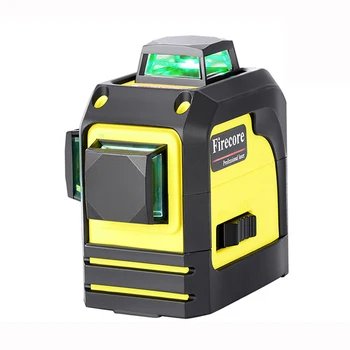

F93TR/F93TG 12Lines 3D Red Green Laser Level 360 Self-Leveling Cross Laser Beam Line + Receiver + Magnet Bracket