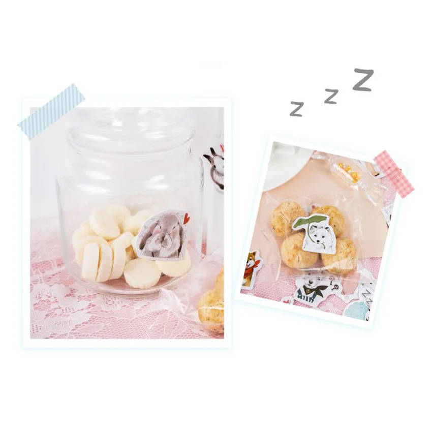30packs New Pet Collection Cute Stationery Stickers Bullet Journal Stickers For Kids DIY Diary Scrapbooking Decor Supplies