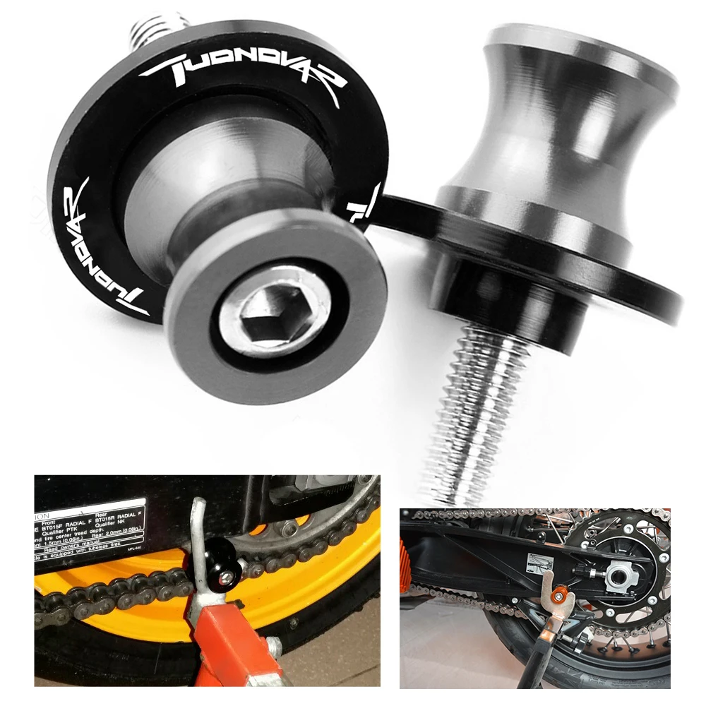 

For Aprilia Tuono V4 R V4R 2011-2017 2012 2013 2014-2016 2015 Motorcycle Swingarm Sliders Spools Paddock Stand Bobbins Swing Arm