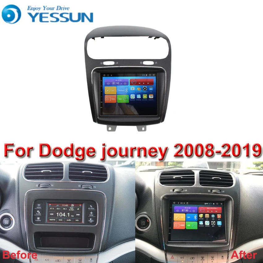 Автомобильный мультимедийный плеер Dodge journey 2008-2019 Android радио GPS навигация большой