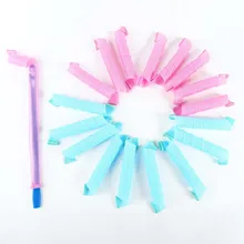 Производители питания 65 см(18) Волшебные бигуди для волос DIY волшебные бигуди для волос Груша витые рулоны волны бигуди для волос