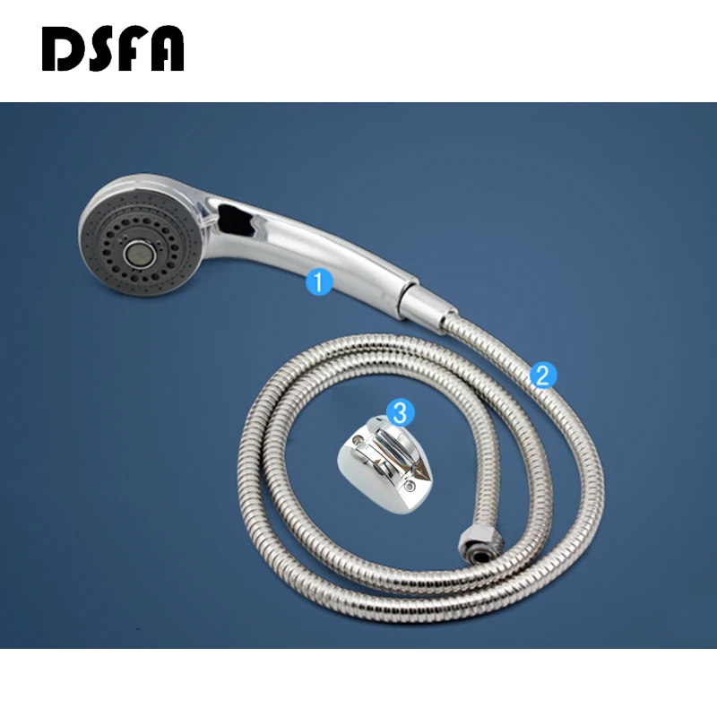 DSFA многофункциональная 8 режимная ручная Лейка для душа хромированная поверхность покрытие высокое качество давление дождевая Лейка для душа