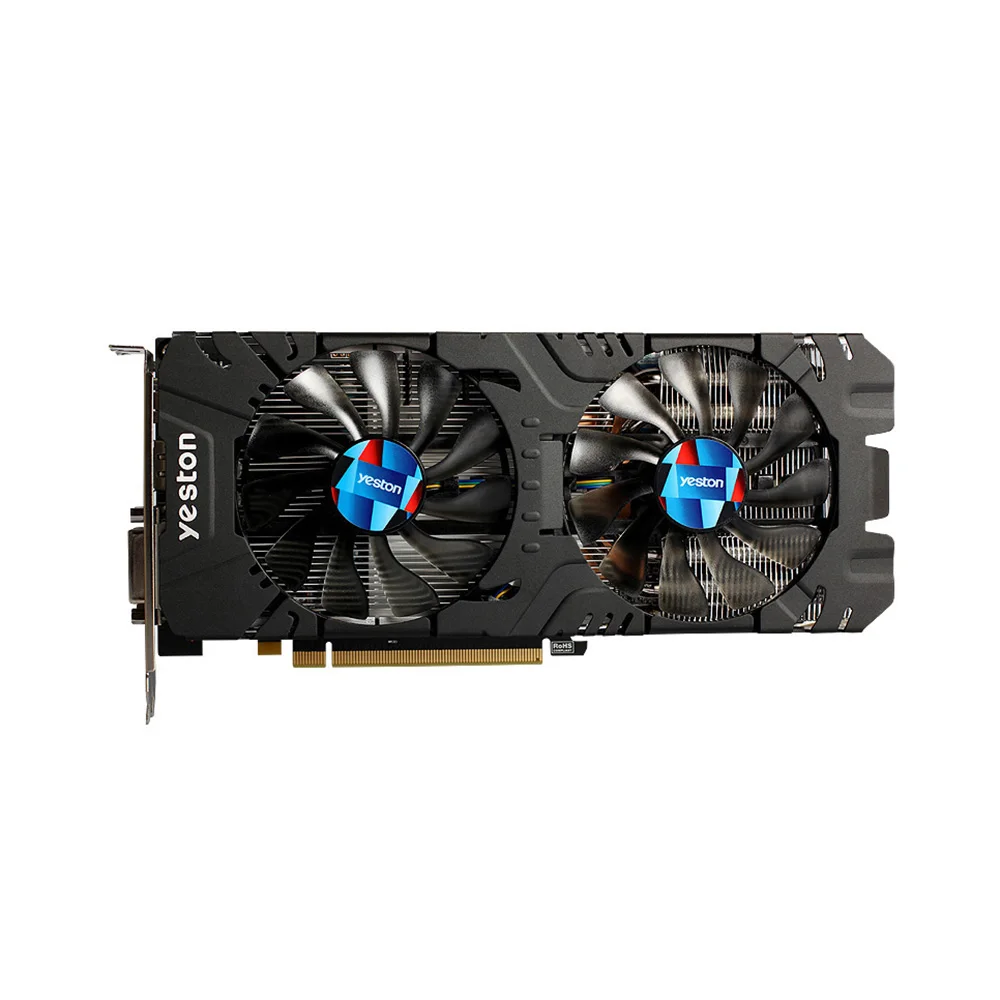 

Yeston RX580-2048SP-8G D5 GAEA Graphics Cards Radeon Chill Polaris 20 Dual Fan Cooling 8GB Memory GDDR5 256bit DP*3/HDMI/DVI-D