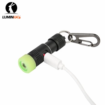 

Lumintop Glow Ⅰ mini flashlight Micro USB chargeable magnetic tail built-in battery EDC torch