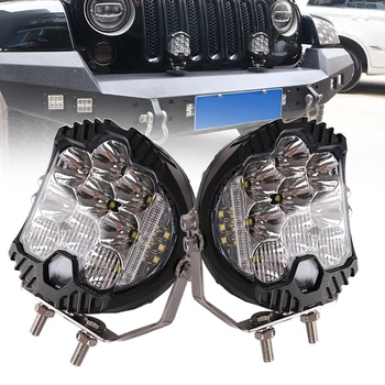 

7 inch Led Work Spotlight 90W LED car Driving light for Off-road truck UAZ SUV ATV 12V auto LED Waterproof Fog Lamp