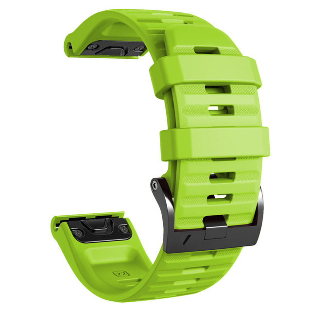 26MM Quick Release EasyFit Silicone Watch Wrist Band Strap For Garmin Fenix 6 6X Pro Fenix5 5X 3HR 935 945 Wristband Bracelet