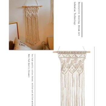 

Gift Tapestry Macrame Wall Hanging Hand Woven House Decoration Ornaments