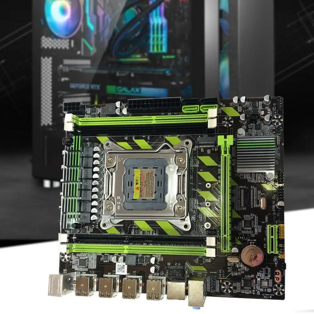 Atermiter X79g X79 Placa-mãe Lga 2011 Usb2.0 Sata3 Suporte Reg Memória Ecc e Processador Xeon e5 4ddr3 Pci-e Nvme M.2 Cabos de computador e conectores - Imagem 2