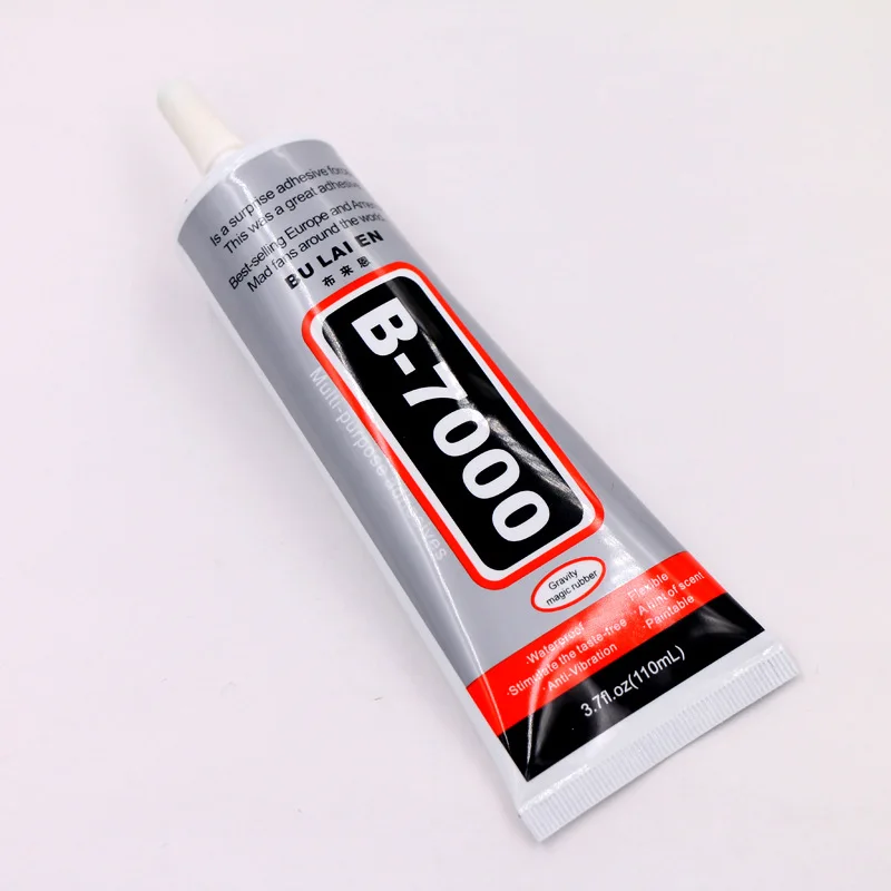 B7000 Adhesive Rhinestones Glue for Crafts, 1 PC 110ML Adhesive Jewlery  Glue for Fabric+1 PC 50ML Clear Multipurpose Adhesive Jewlery Glue for  Fabric