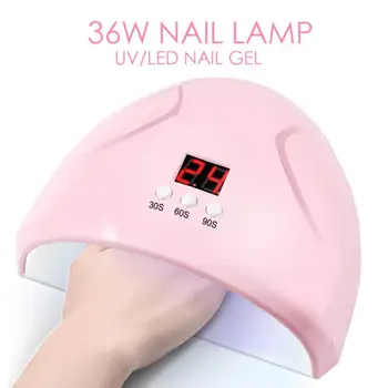 

36W UV Lamp LED Light Nail Dryer Polish Dryer Light Lamp For Curing All Gels Builder Polish Varnish Manicure Tools USB Connector