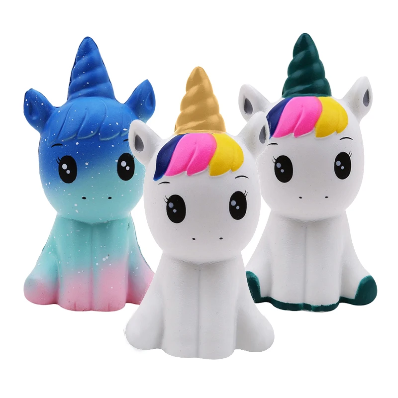 Squeeze-Toys Jumbo Unicorn Squishy Stress Slow Rising Relieve Kid Galaxy Cream Gift Scented