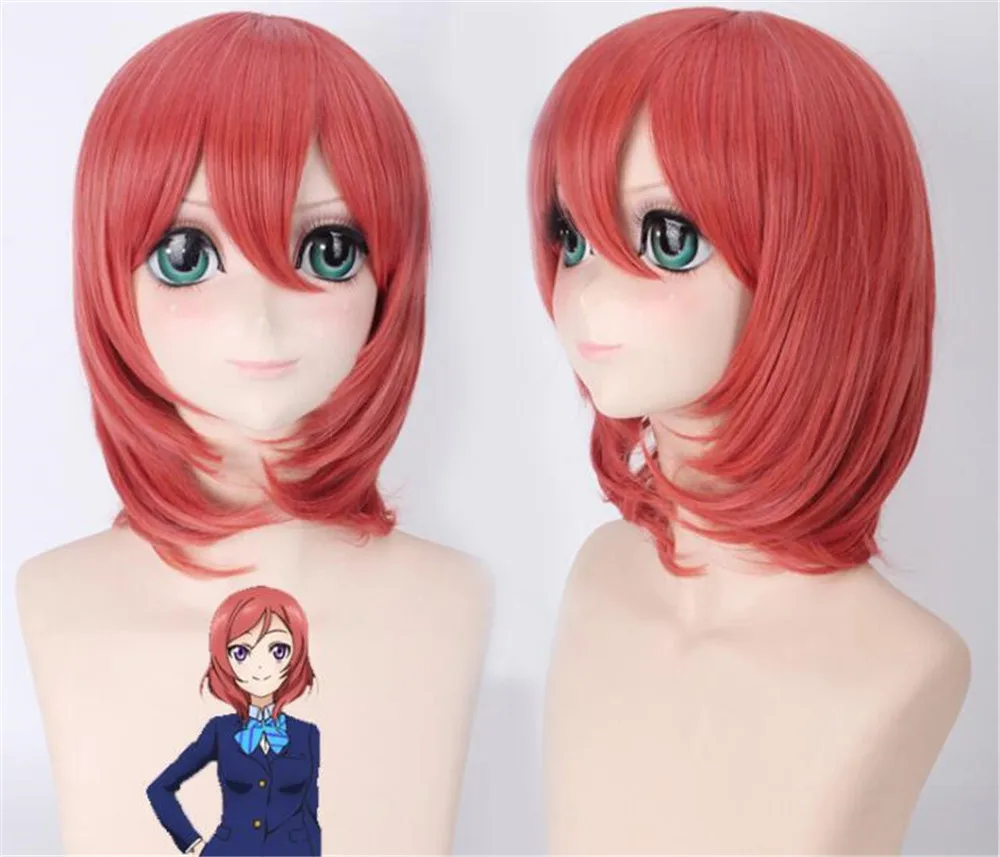 Парик женский короткий для косплея из аниме LoveLive C041|Аксессуары костюмов| |
