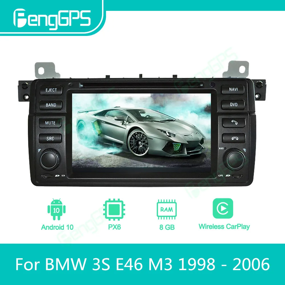 Lettore Multimediale Per Auto Autoradio Android Per Bmw 3S E46 M3 1998 - 2006 Autoradio Stereo Gps Navi Schermo Unità Principale Dvd