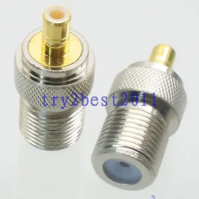 DHL/EMS 50 комплектов 1pce разъем адаптера F tv jack pin-штекер SMB pin RF коаксиальный Прямой-C1