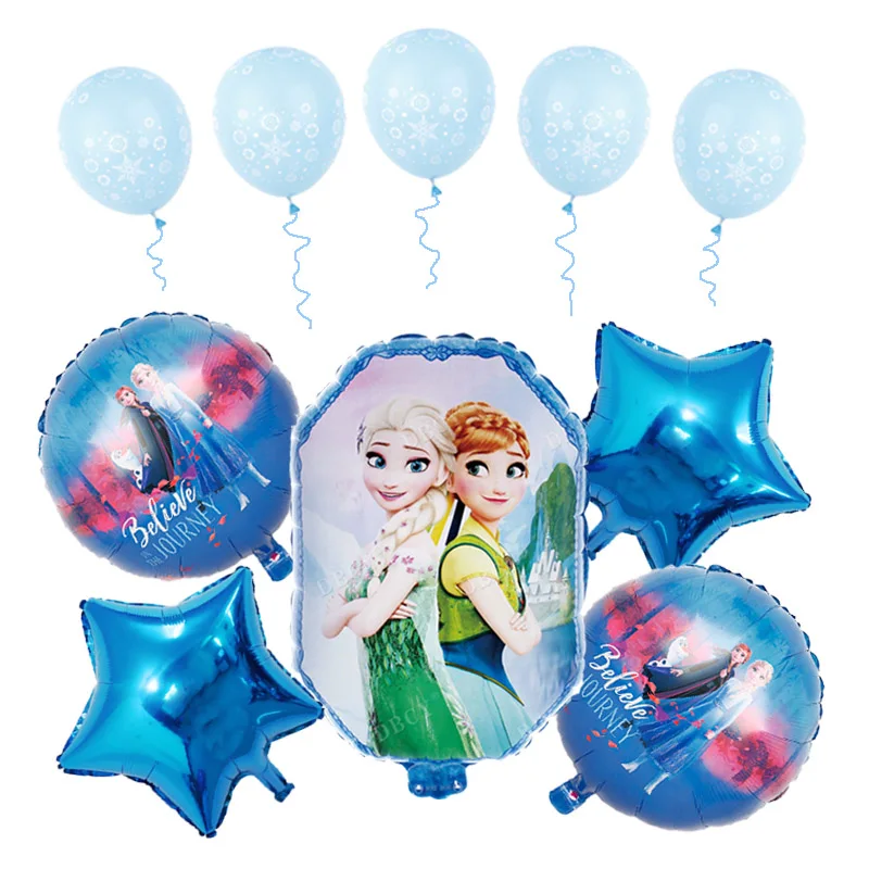 1 комплект Эльза Disney принцессы из мультфильма “Холодное сердце” воздушные шары