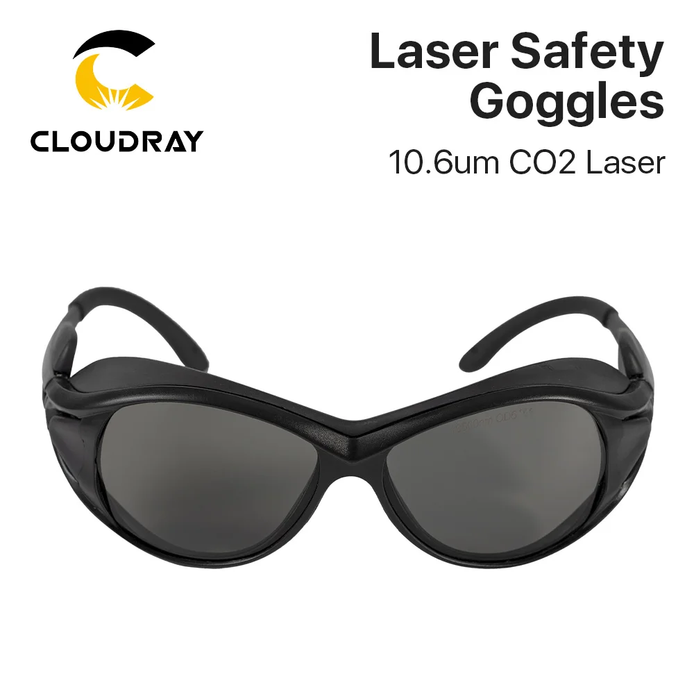 Фото Очки защитные Cloudray для лазерной резки CO2, защитные очки OD6 + CE, 10600 нм №1