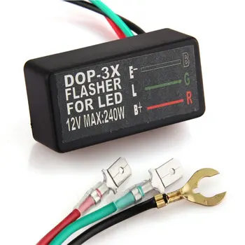 

Universal Car Motorcycle LED Halogen Turn Signal Light Flasher Relay Blinker DC 12V 3 Pin 3-Pin For Car Motorbike Scooter Safety