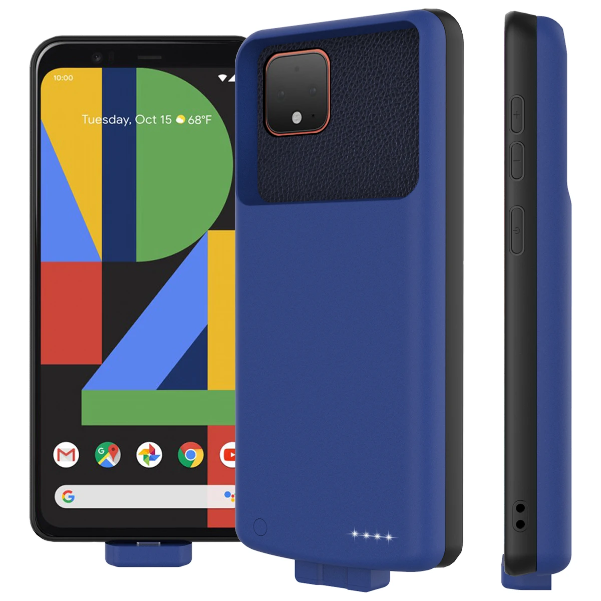Для Google Pixel 4 XL чехол для зарядного устройства на магните 7000 мАч внешний резервный